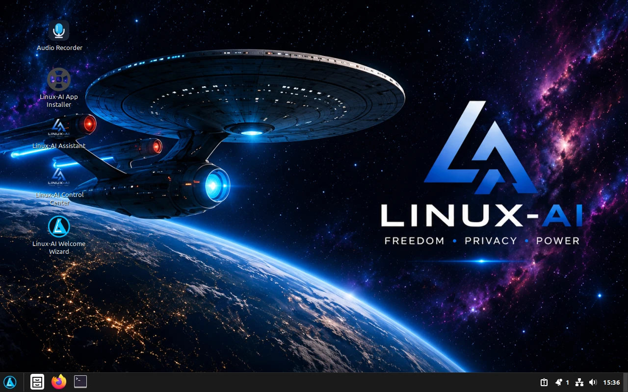 Linux-AI Desktop Screenshot